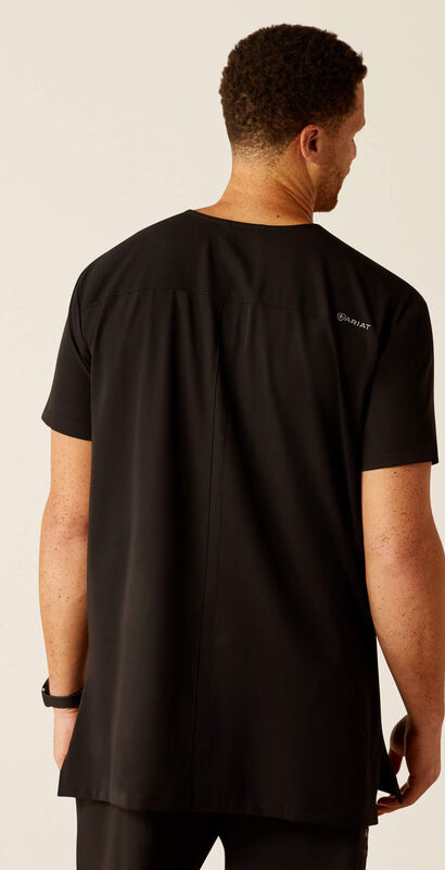 Derham 6 Pocket Scrub Top Back Plus